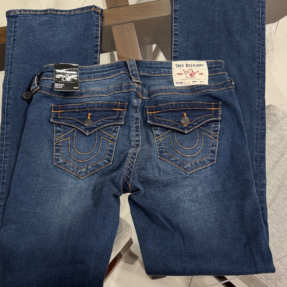 True Religion mid rise boot cut Women's Dark Blue  Jeans 29